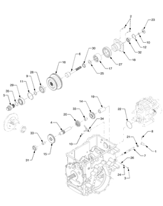 Traction Drive 4wd 2007 And After Diagram and Parts List for 6284 54AD64H710-54AT64H710-54BD64H710-54BT64H710 Cub Cadet Lawn Tractor